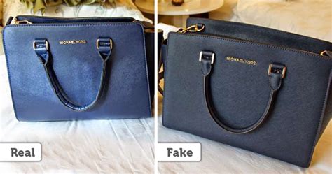 how to tell a real michael kors from a fake|michael kors bag original.